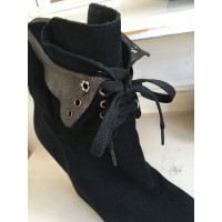 Giuseppe Zanotti Wedges Suede in Black