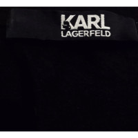Karl Lagerfeld Oberteil aus Baumwolle in Schwarz