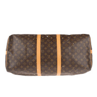 Louis Vuitton Keepall 55 en Toile en Marron