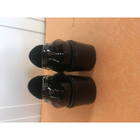 Pollini Slippers/Ballerinas Patent leather in Black