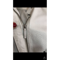 Gucci Jacket/Coat Leather in White