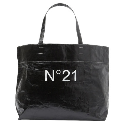 N°21 Reisetasche aus Baumwolle in Schwarz