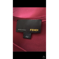 Fendi Top Silk in Bordeaux