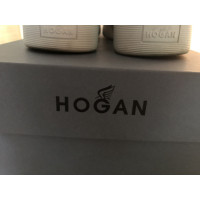 Hogan Chaussures de sport en Cuir en Doré