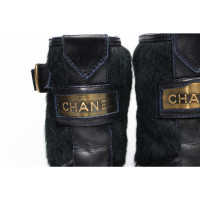 Chanel Bottines en Cuir en Noir