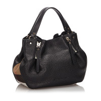 Burberry Handbag Leather in Black