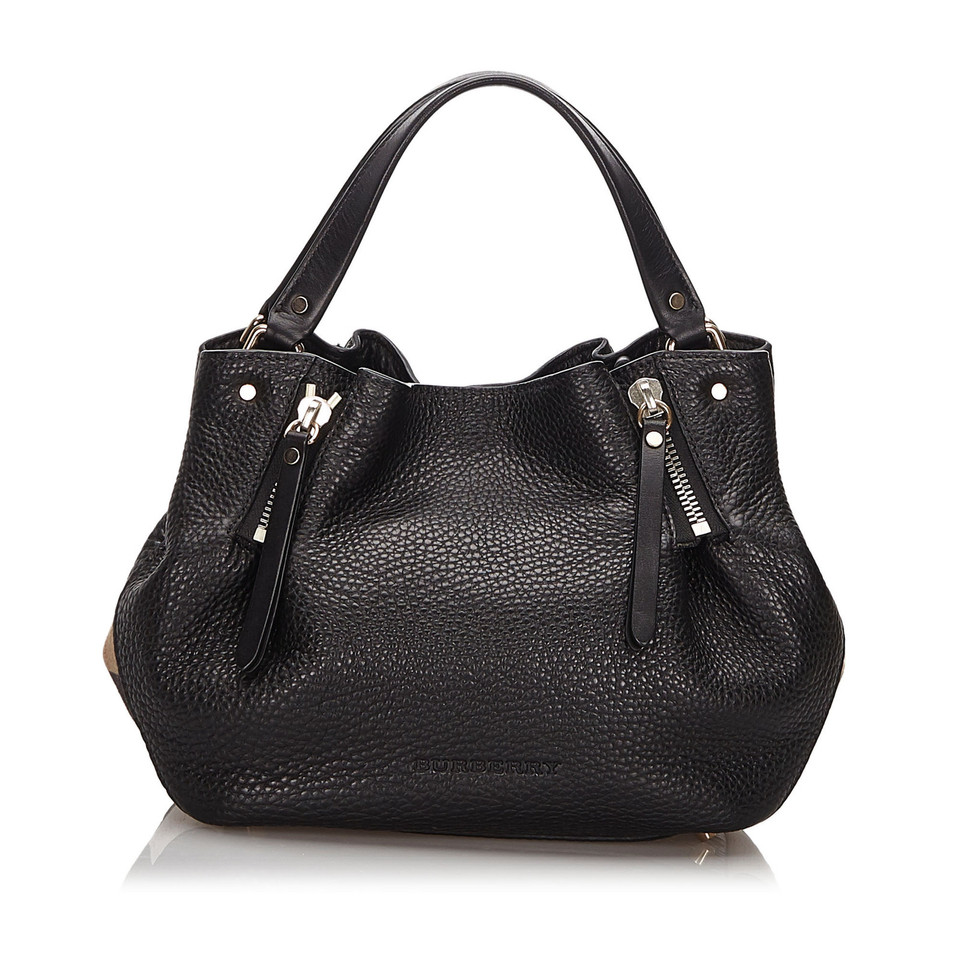 Burberry Handbag Leather in Black