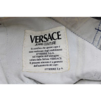 Versace Gonna in Cotone in Blu