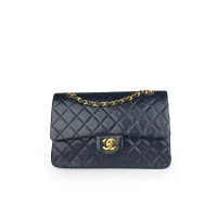 Chanel Classic Flap Bag Leather in Blue