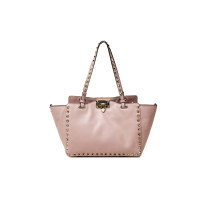 Valentino Garavani Rockstud Tote Bag Leather in Pink