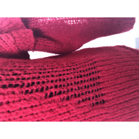 Iro Strick aus Wolle in Rot