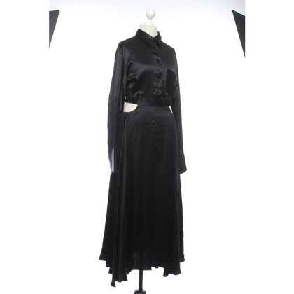 Michael Lo Sordo Kleid aus Seide in Schwarz