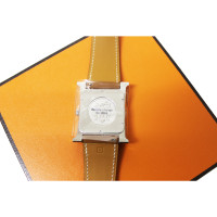 Hermès Armbanduhr aus Leder