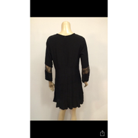 Iro Kleid aus Viskose in Schwarz