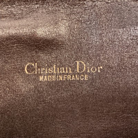 Christian Dior Clutch Bag Canvas in Brown