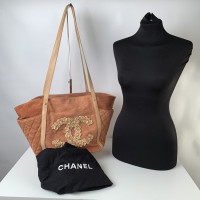 Chanel Tote bag Cotton in Nude
