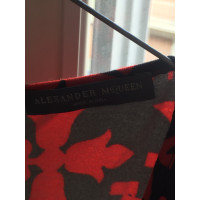 Alexander McQueen Kleid aus Jersey in Rot