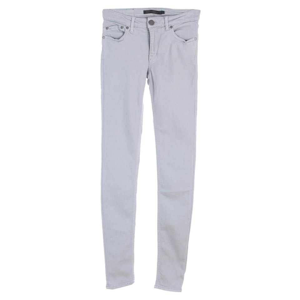 Victoria Beckham Jeans aus Baumwolle in Grau