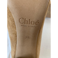Chloé Pumps/Peeptoes Leather in Beige