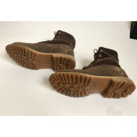 Timberland Chaussures à lacets en Daim en Marron