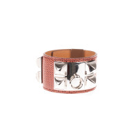 Hermès Collier de Chien Armband in Pelle in Oro