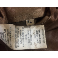 Andere Marke Jacke/Mantel aus Leder in Braun