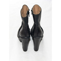 Jean Paul Gaultier Bottines en Cuir en Noir