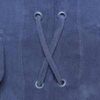 Equipment Zijden blouse in donkerblauw