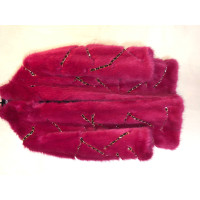 H&M (Designers Collection For H&M) Jacket/Coat Fur in Red