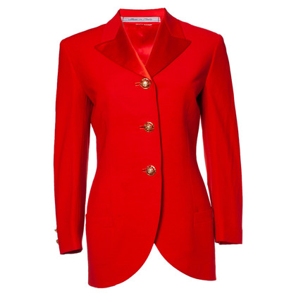 Gianni Versace Jacket/Coat Wool in Red