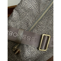 Borbonese Shoulder bag Canvas in Taupe