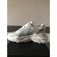 Versace Sneaker in Pelle in Bianco