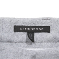 Strenesse Hose aus Wolle in Grau