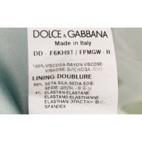 Dolce & Gabbana Kleid aus Viskose in Grün