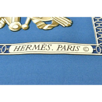 Hermès Carré 90x90 en Soie en Bleu