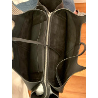 Céline Tri Fold Shoulder Bag en Cuir en Noir