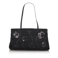 Prada Sac fourre-tout en Coton en Noir