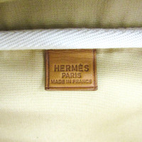 Hermès Umhängetasche aus Canvas in Beige