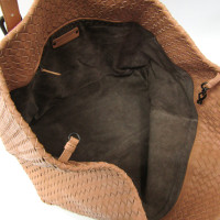 Bottega Veneta Tote Bag aus Leder in Braun