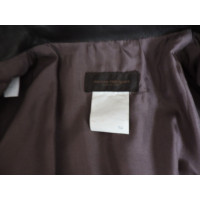 Narciso Rodriguez Jacket/Coat Leather in Brown