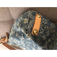 Louis Vuitton Handtas Canvas in Blauw