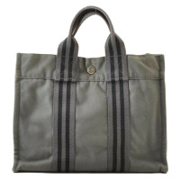 Hermès Fourre Tout Bag in Tela in Grigio