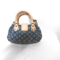 Louis Vuitton Pleaty Satchel en Coton en Bleu
