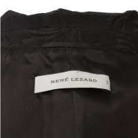 René Lezard Vest in black