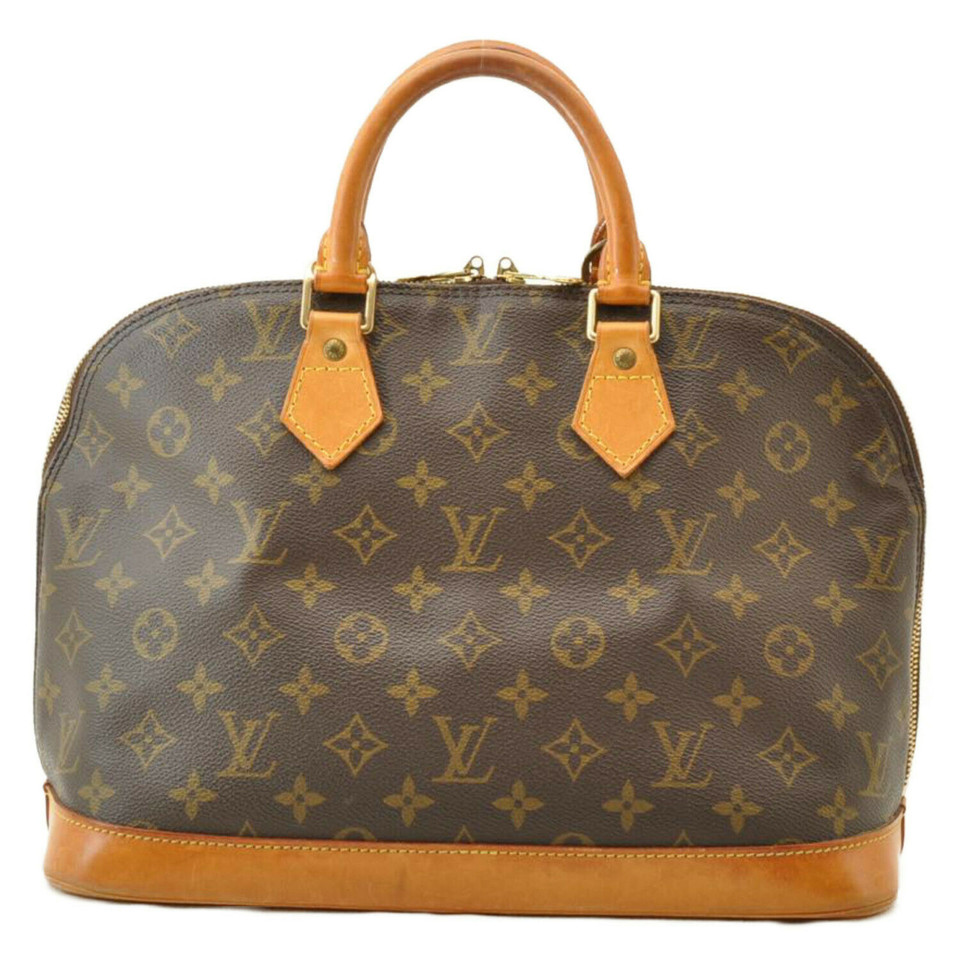 Louis Vuitton Alma in Tela in Marrone