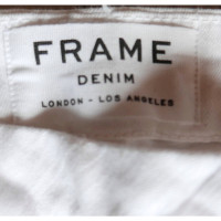 Frame Denim Jeans in Cotone in Bianco