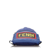 Fendi Backpack Cotton in Blue