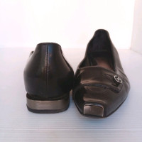 Giorgio Armani Slippers/Ballerinas Patent leather in Black