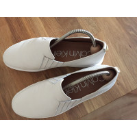 Calvin Klein Trainers Leather in Beige
