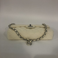 Chanel Borsa a tracolla in Pelle in Bianco